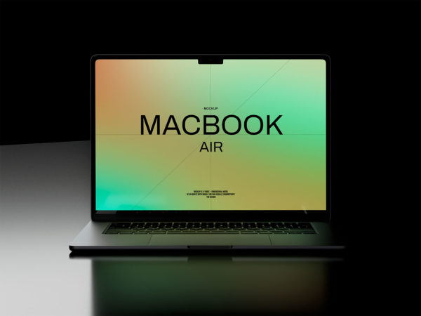MacBook Free PSD Mockup
