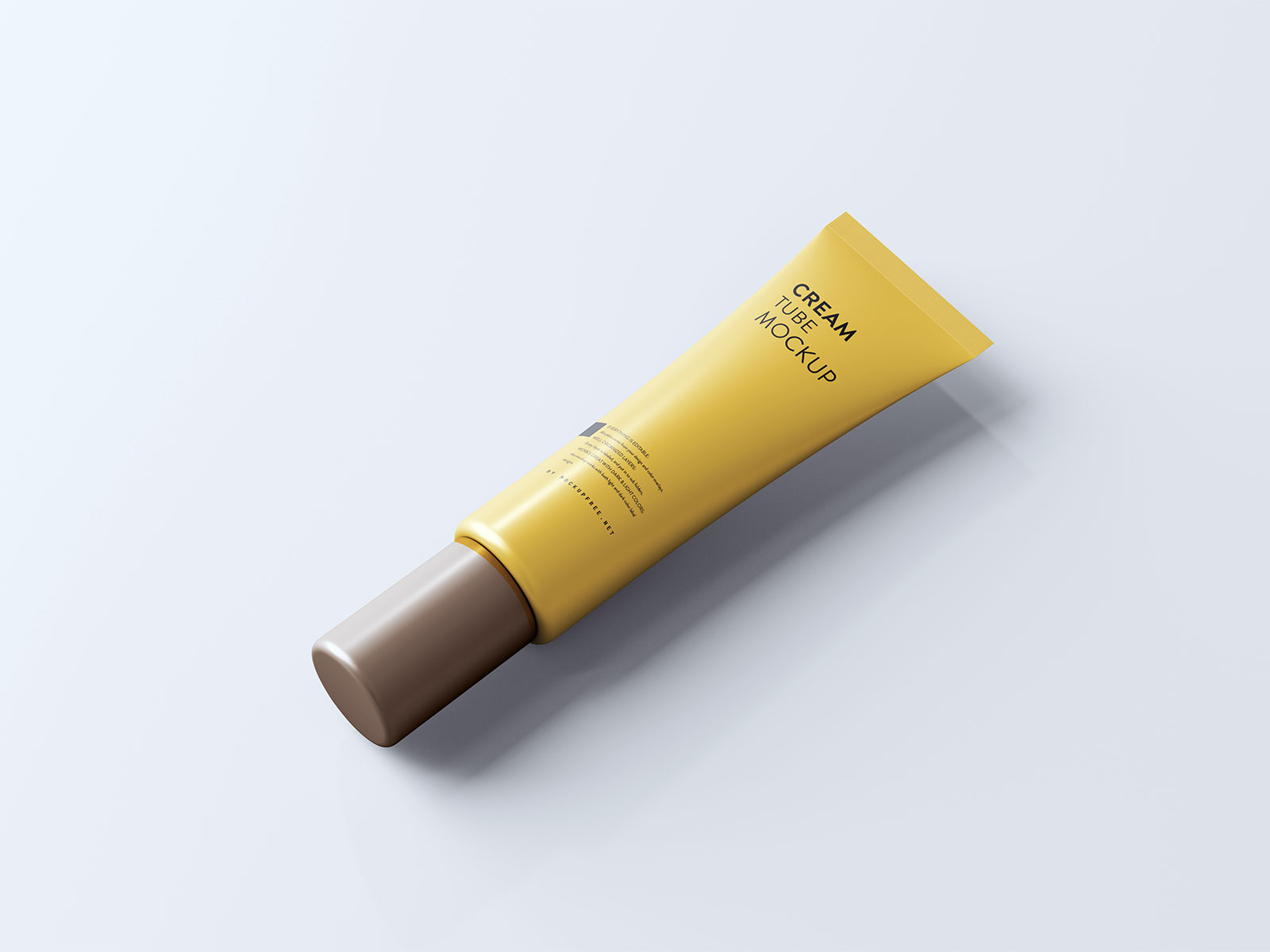 Screw Cap Cream Tube Mockup