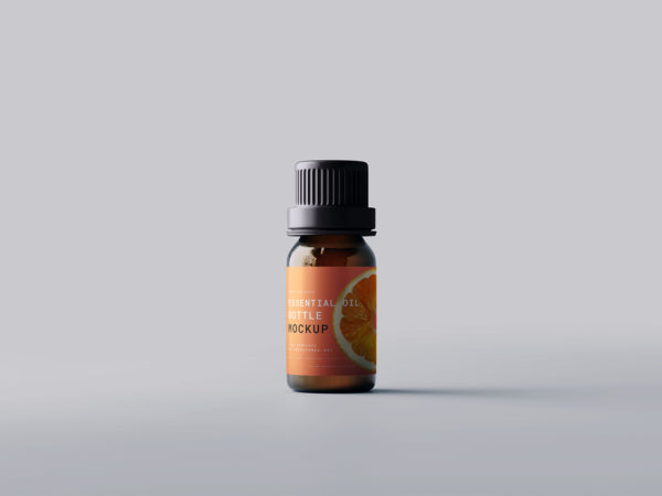 Small Essential Oil Bottle Mockups