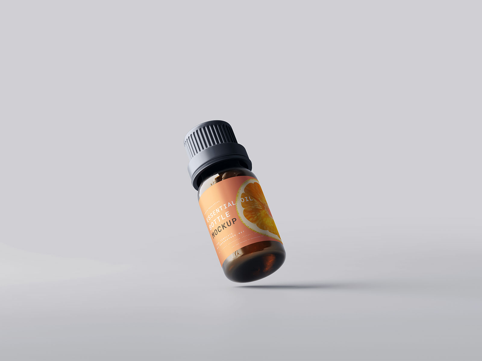 Small Essential Oil Bottle Mockups