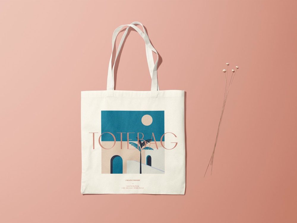 Tote Bag Free Mockup (PSD)