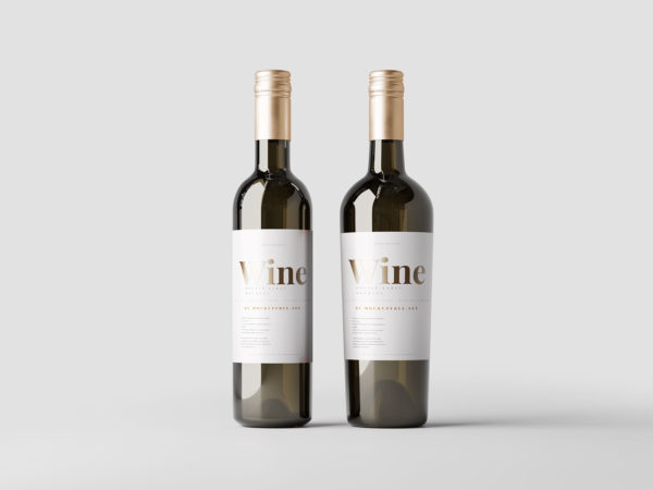 Wine Bottle Mockup – Free PSD Set (11 Scenes)