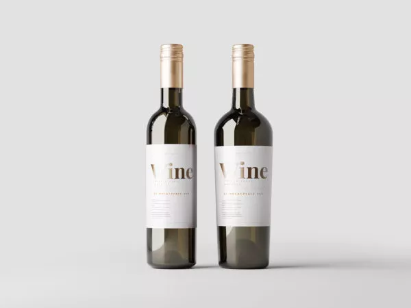 Wine Bottle Mockup – Free PSD Set (11 Scenes)