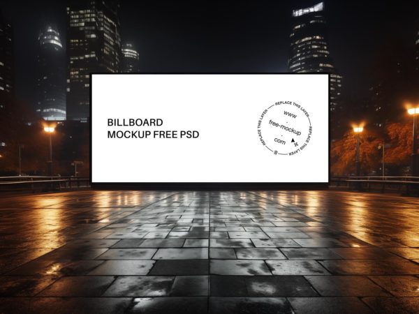 Billboard Mockup Free PSD