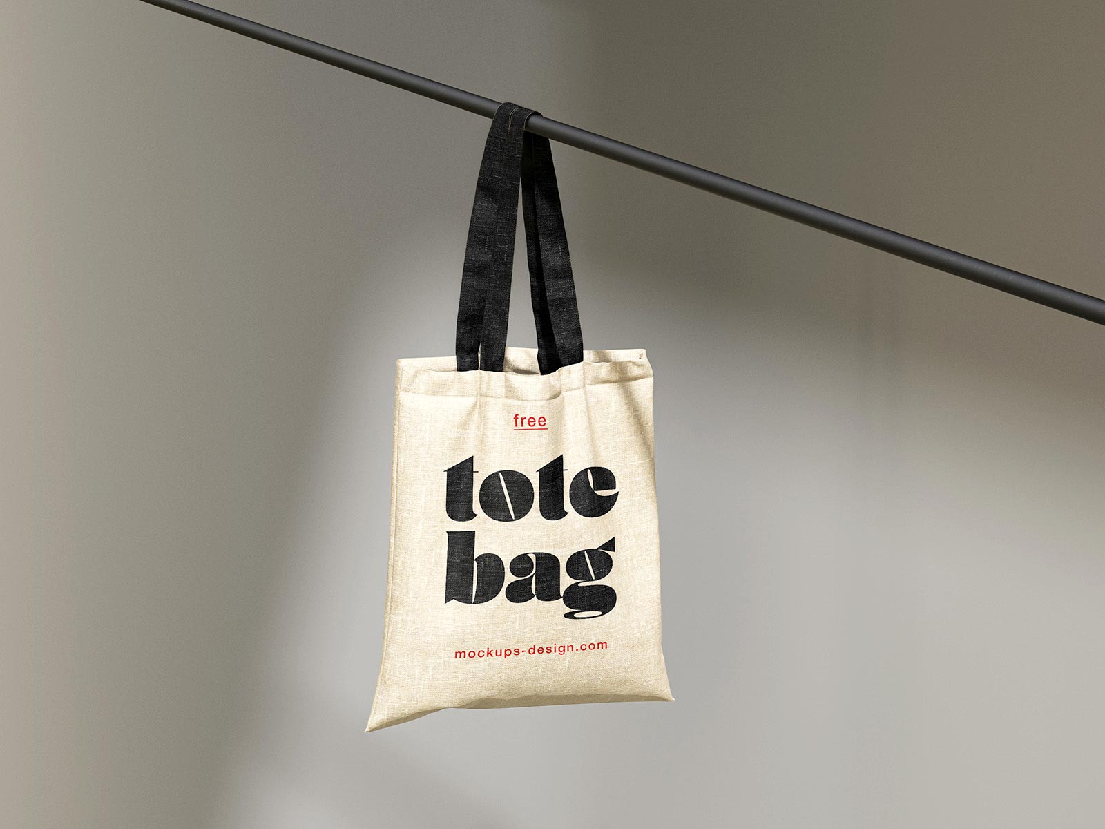 Canvas bag free mockup
