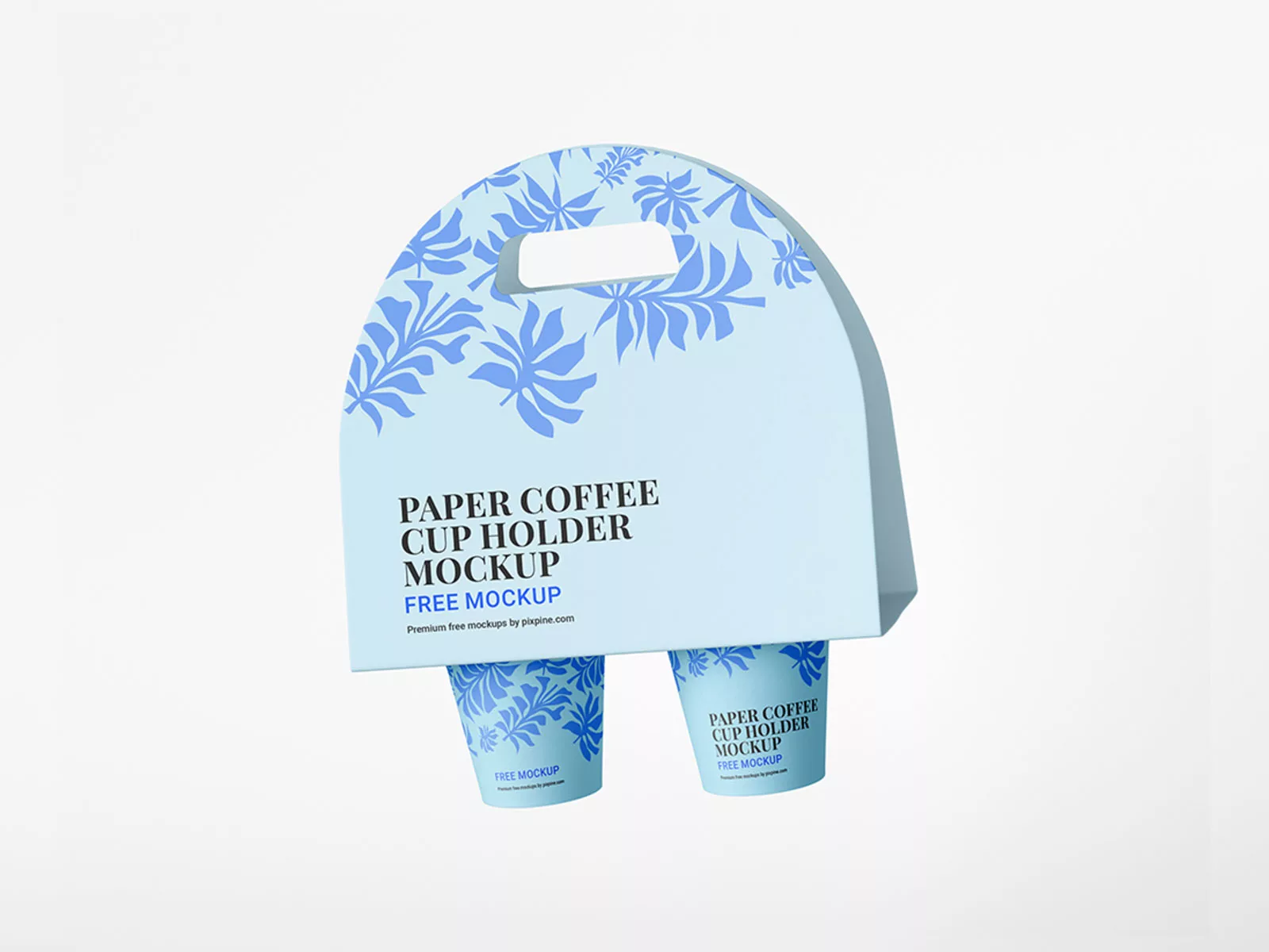 Coffee Cup Paper Holder Mockup | The Free Mockup