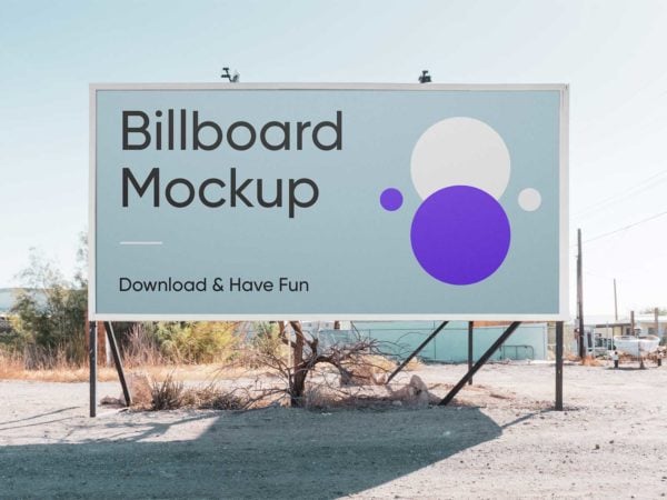 Free Billboard PSD Mockup