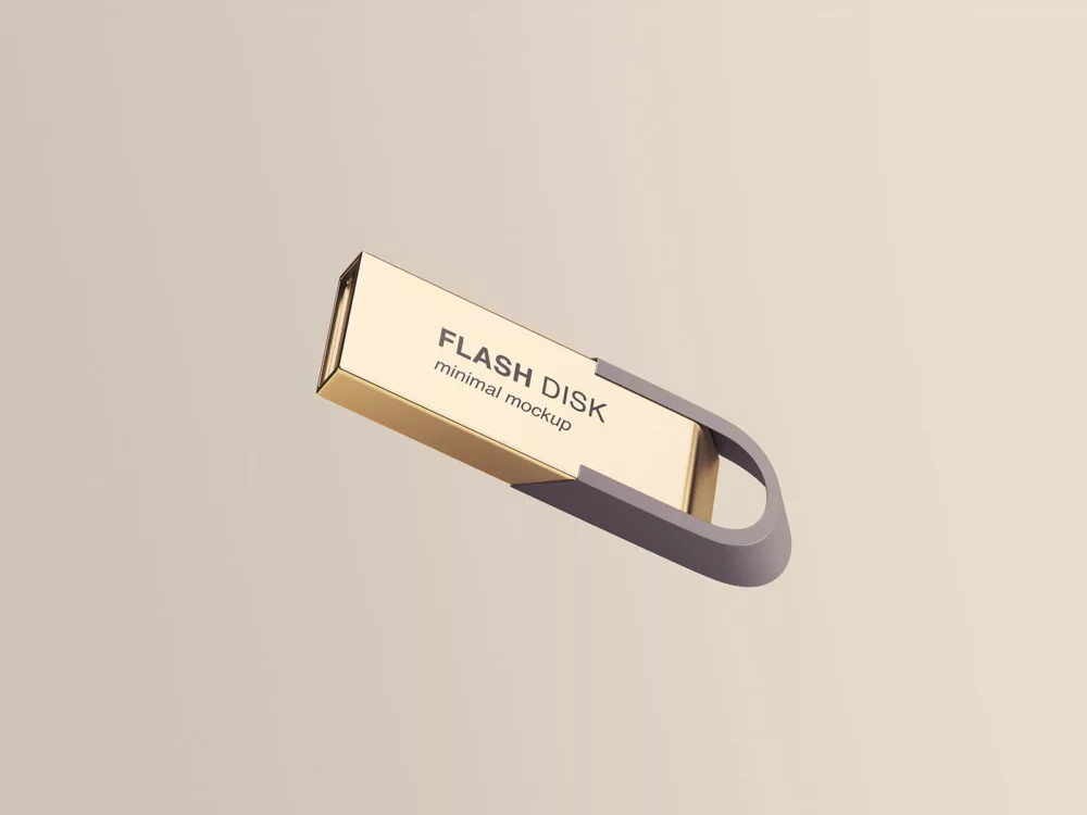 Free Flash Disk Mockup (PSD)