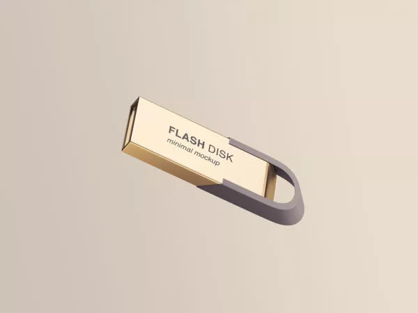 Free Flash Disk Mockup (PSD)