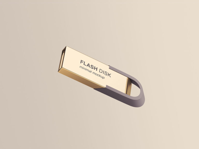 Flash Disk Mockup (PSD)