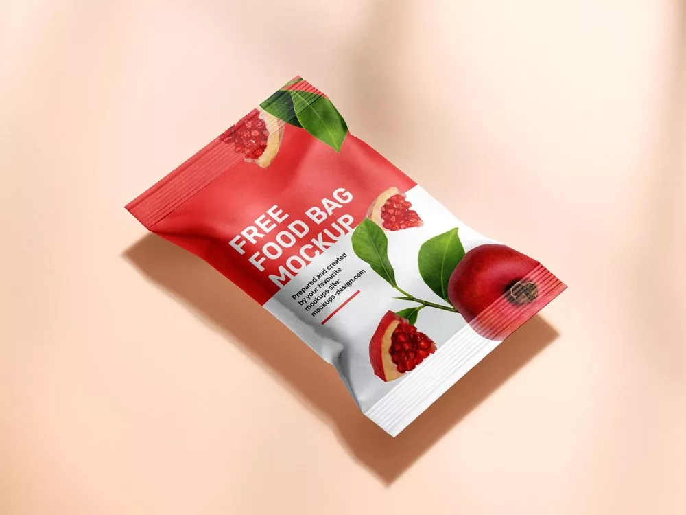 Free Food Pouch Mockup