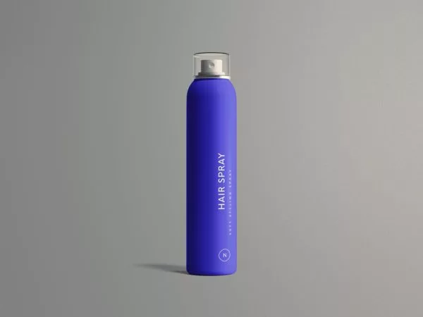 Free Hair Spray Mockup in PSD