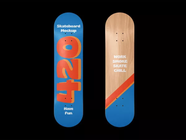 Skateboard Design Mockup