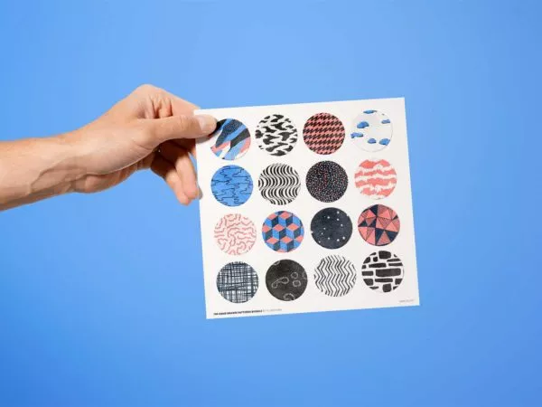 Free Swatch Card Mockup