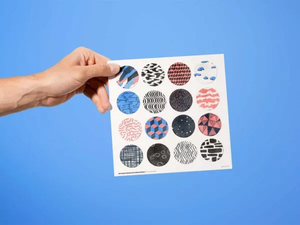 Free Swatch Card Mockup