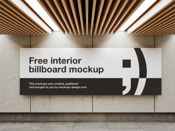 Free Urban Billboard Mockup