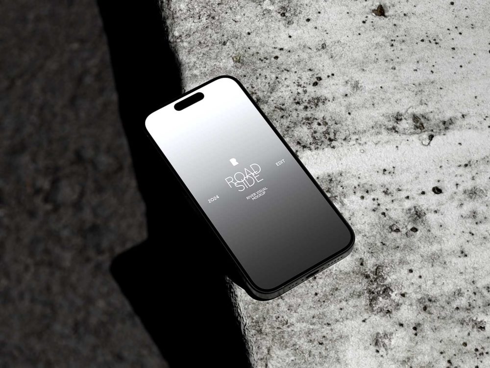 Free iPhone 15 Pro Mockup