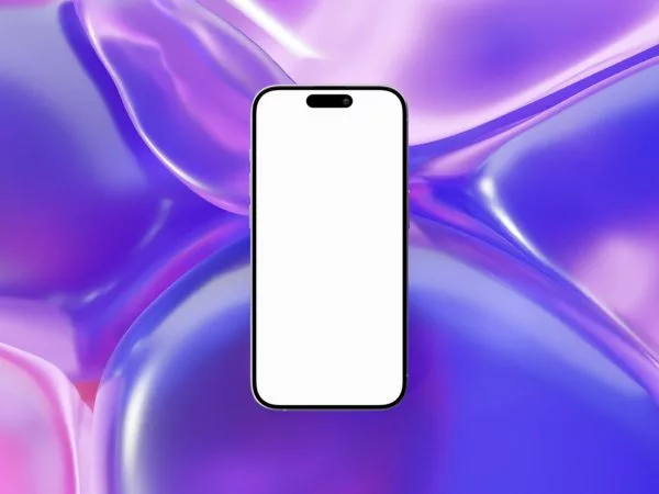 iPhone 15 Pro Mockup App Presentation