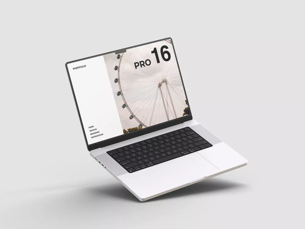 MacBook Pro 16 & 14-inch free mockup kit