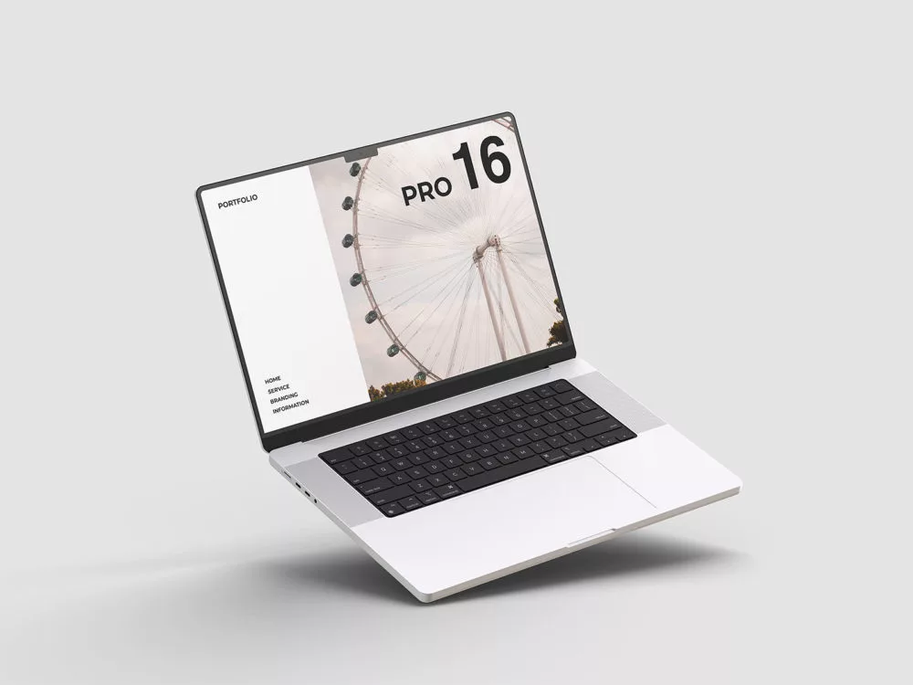 MacBook Pro 16 & 14-inch free mockup kit