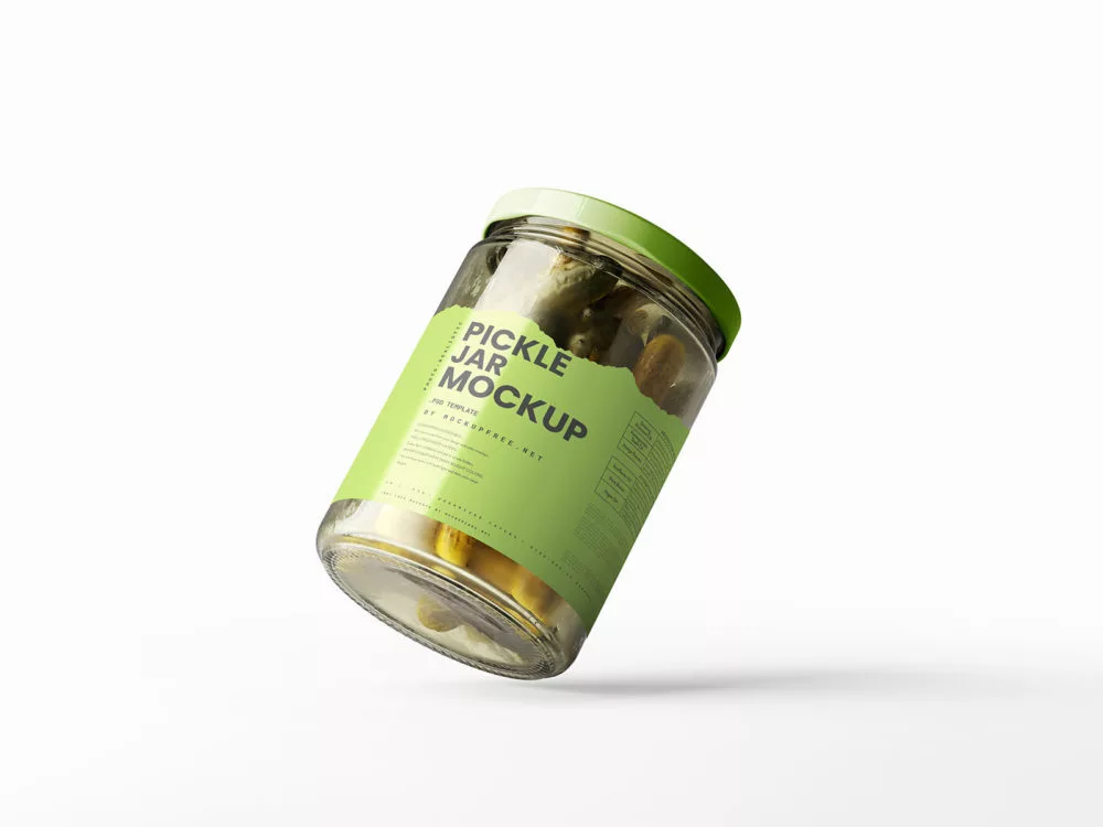 Pickle Jar Free Mockups