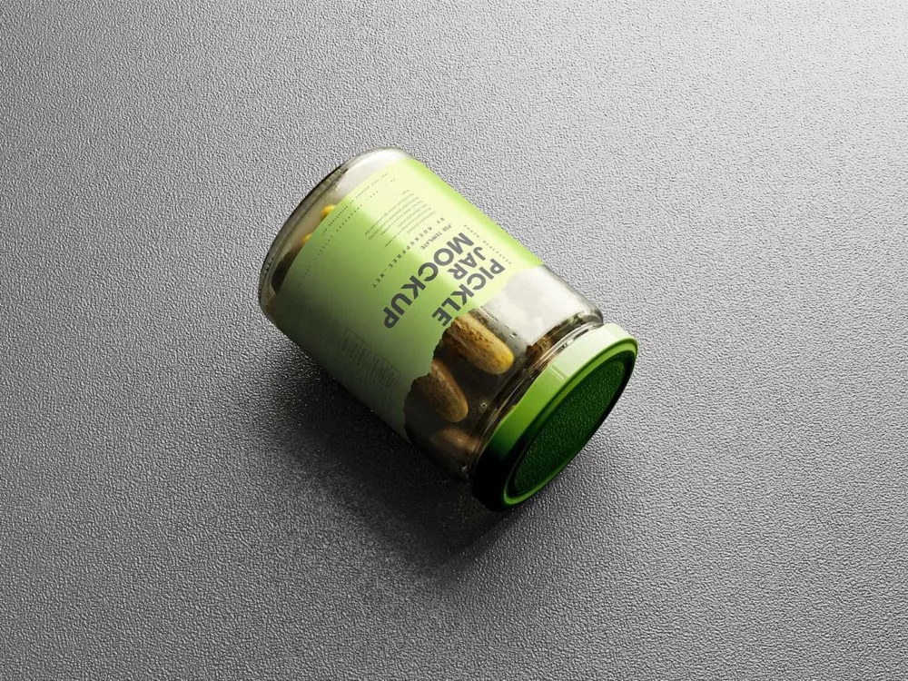 Pickle Jar Free Mockups