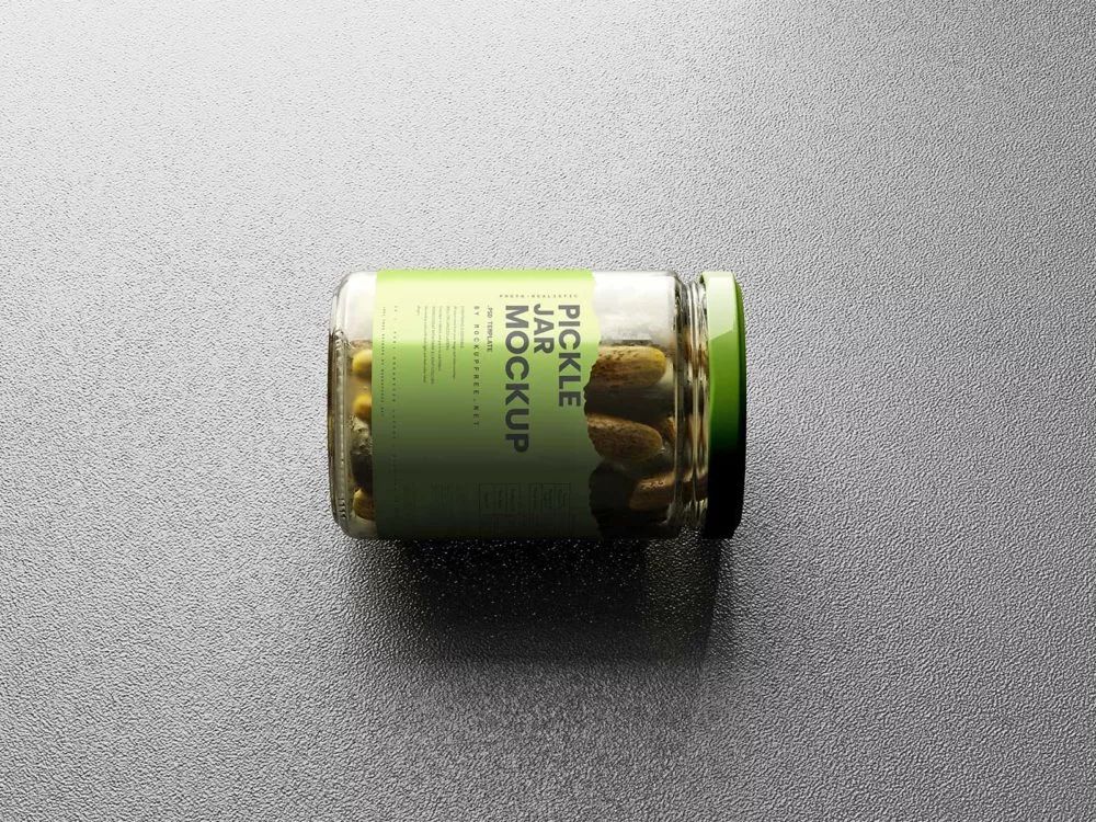 Pickle Jar Free Mockups