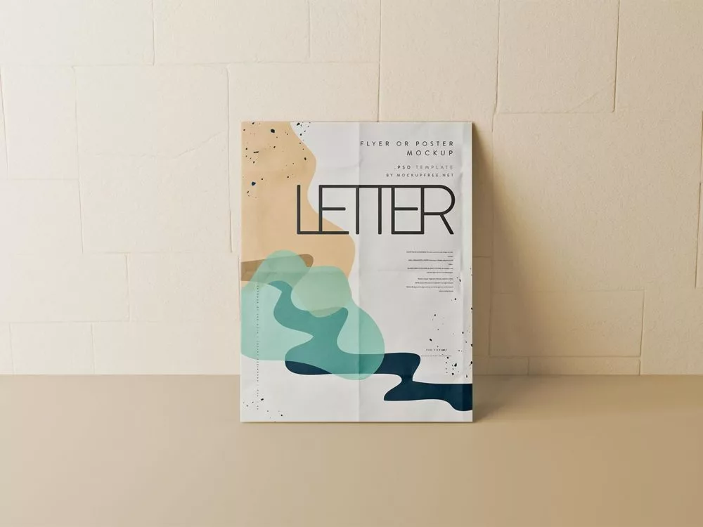 US Letter-Size Flyer/Poster Free Mockups