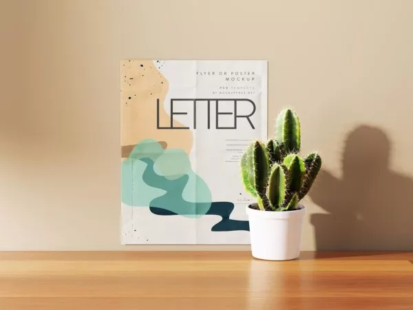 US Letter-Size Flyer/Poster Free Mockups