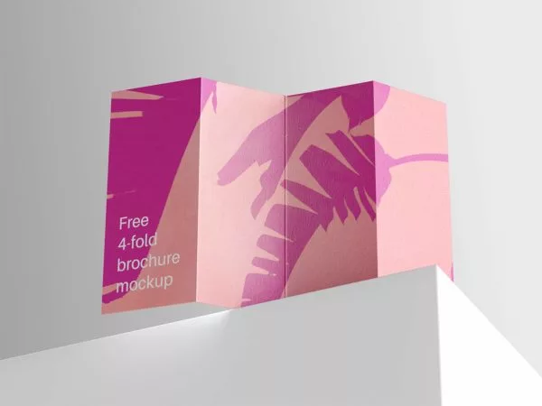 4-Fold Brochure Mockup