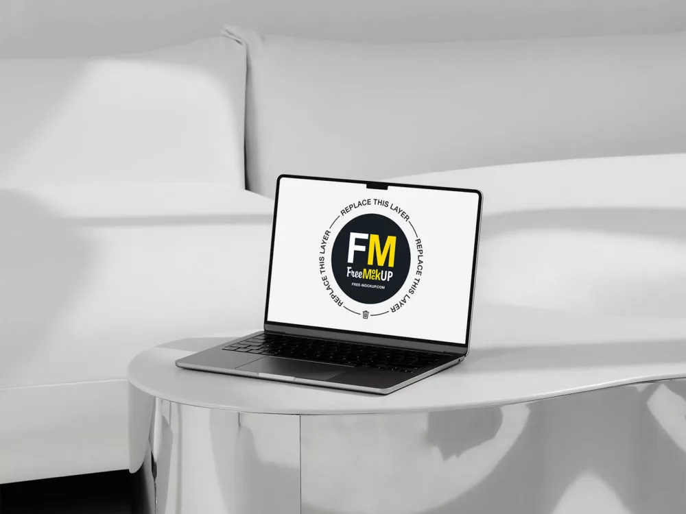 Free MacBook mockup website presentation