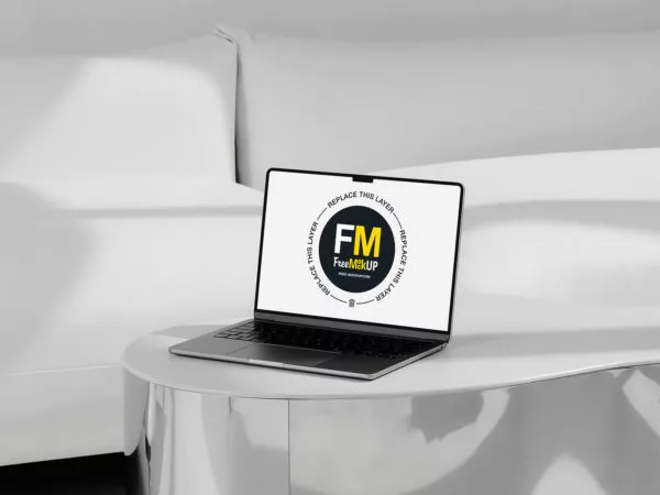 MacBook Mockup Website Presentation