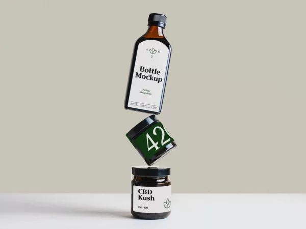 Bottle and Jar Mockups