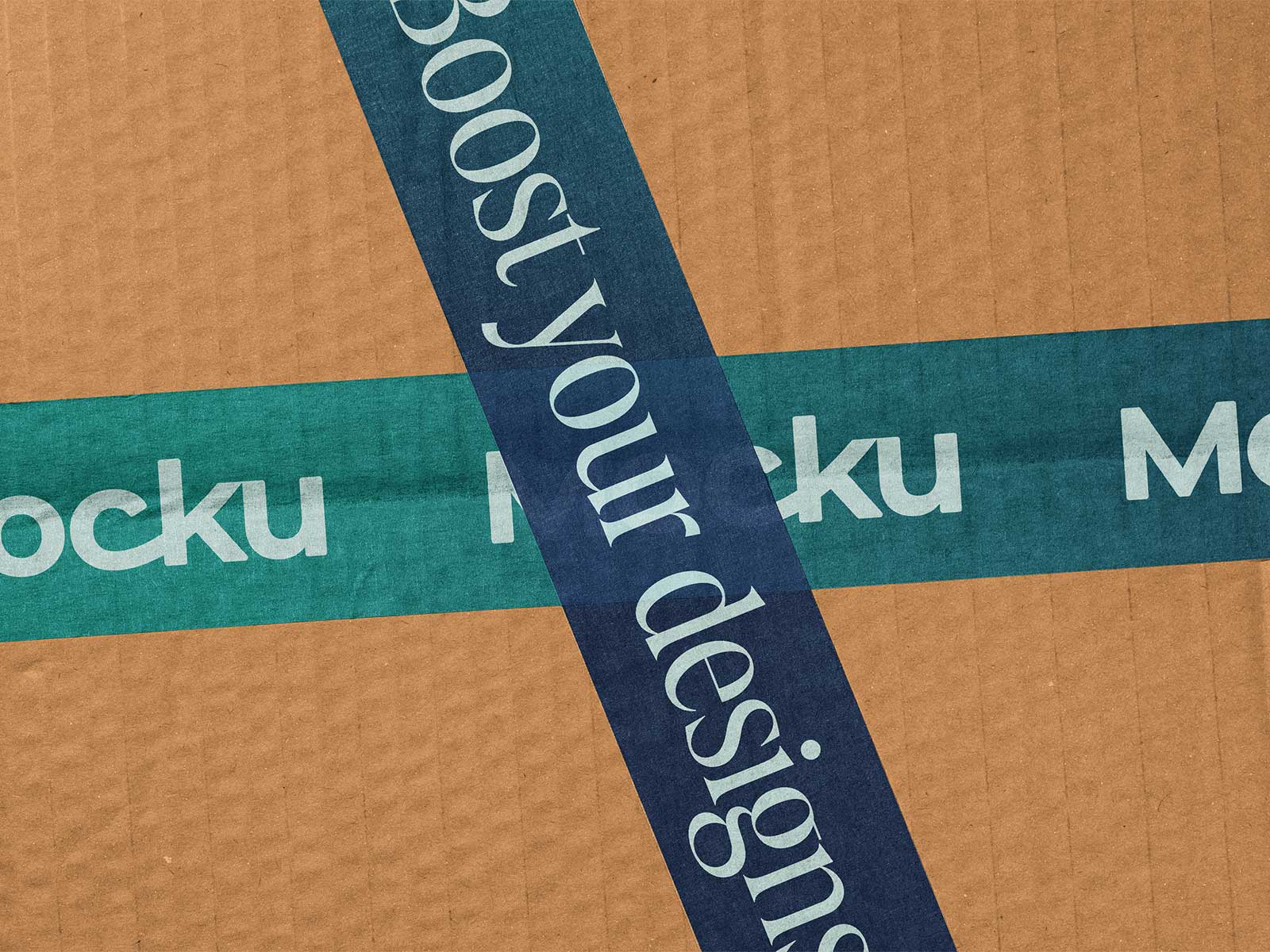 Free paper tape mockup