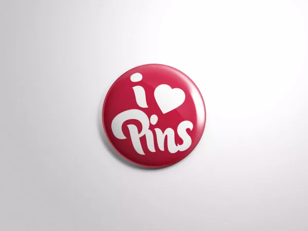 Pin Button Badge Mockup (PSD)