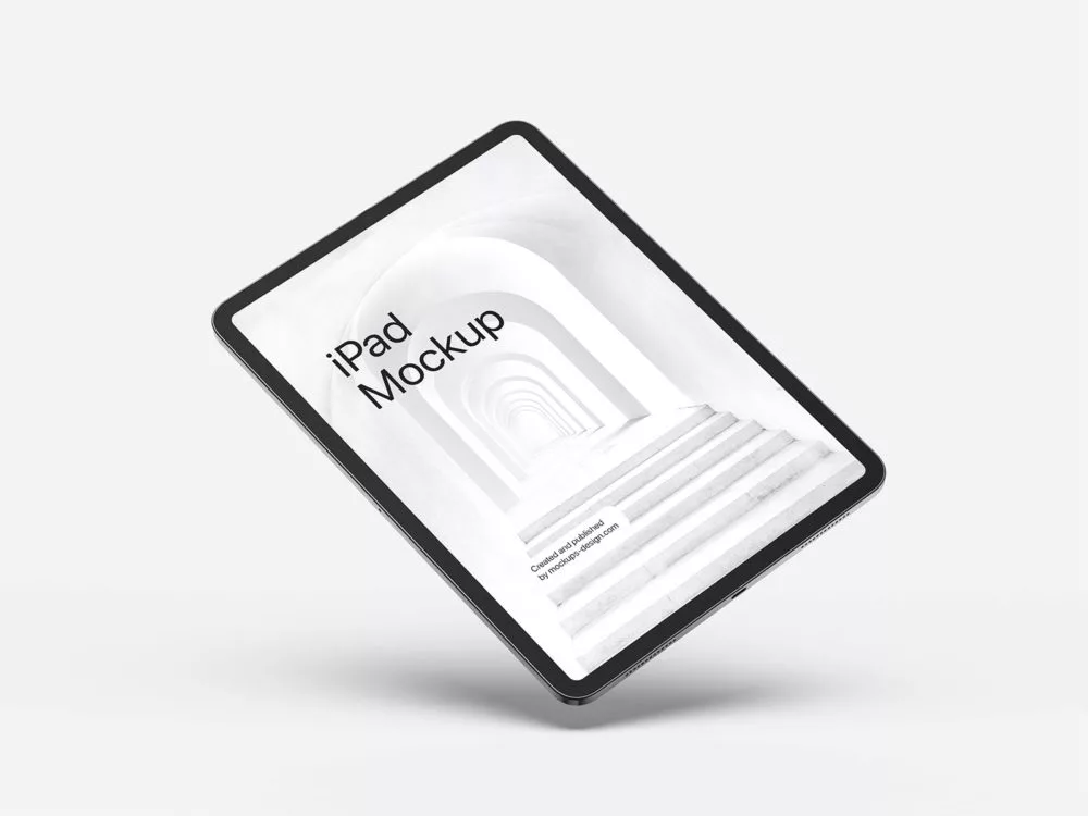 iPad mockup set for app presentation