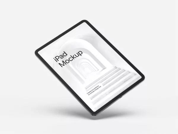 iPad mockup set for app presentation