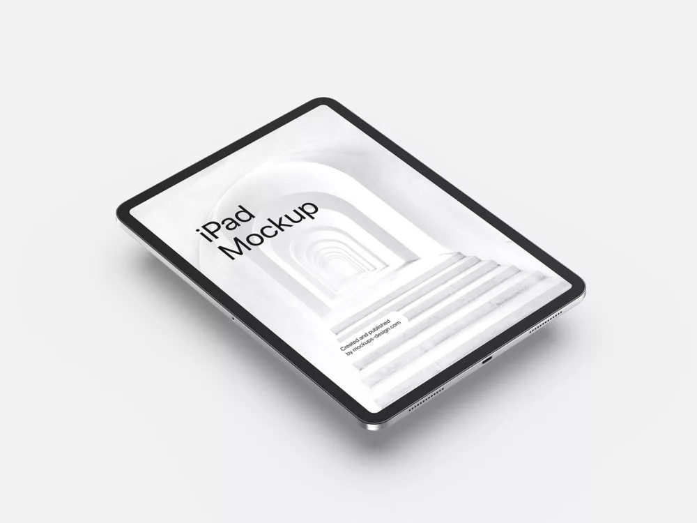 iPad mockup set for app presentation