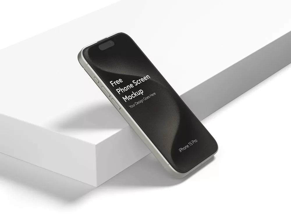 iPhone 15 Pro Max free mockup presentation