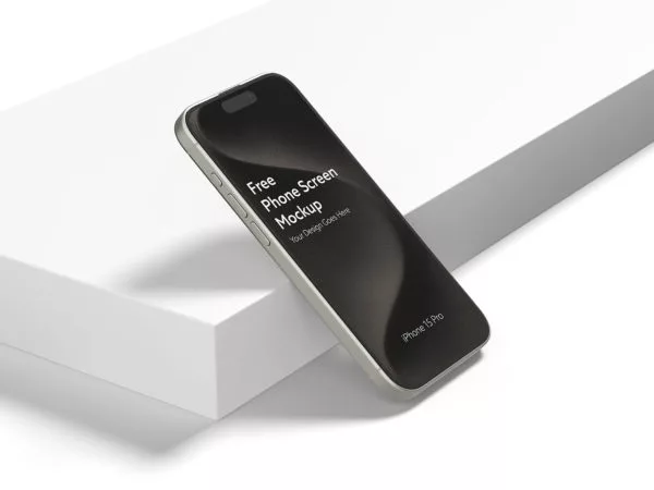 iPhone 15 Pro Max Mockup Presentation
