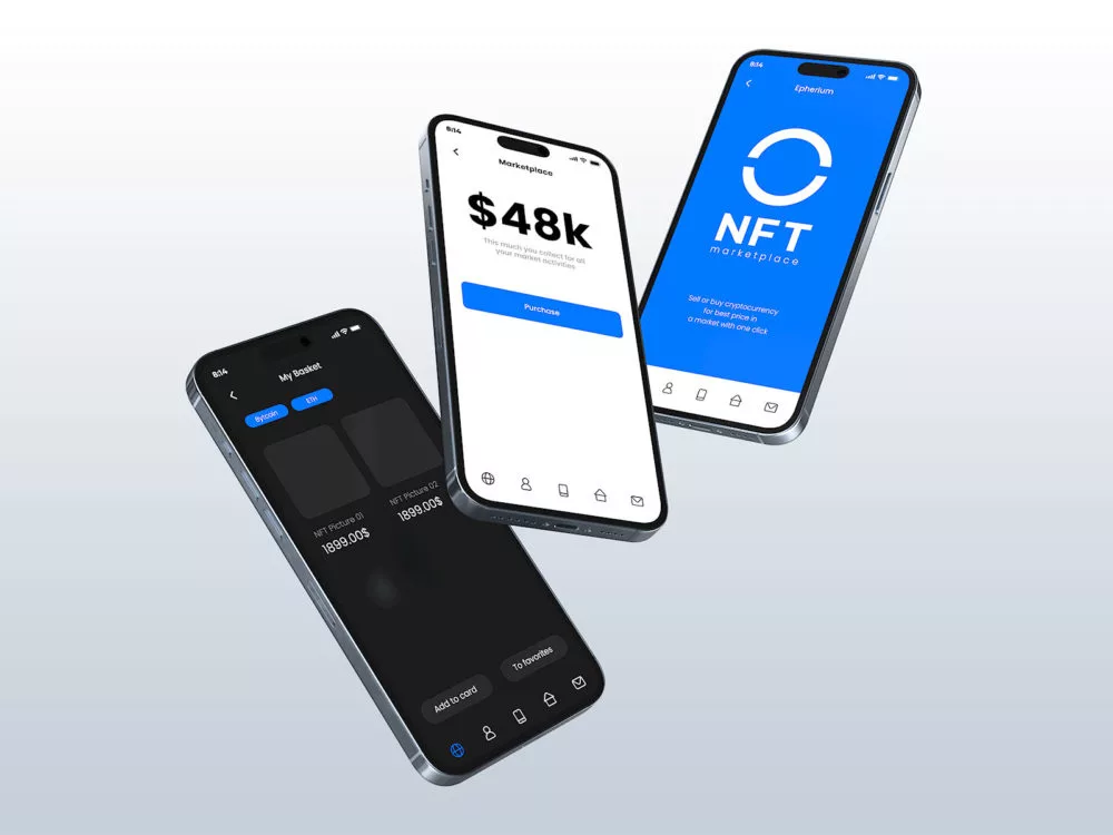 iPhone 15 Pro Max free mockups (5 scenes)