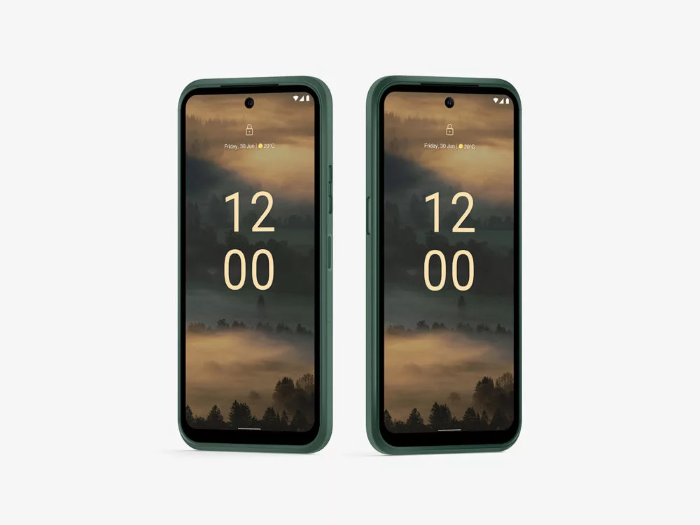 Smartphone Nokia Android app mockup
