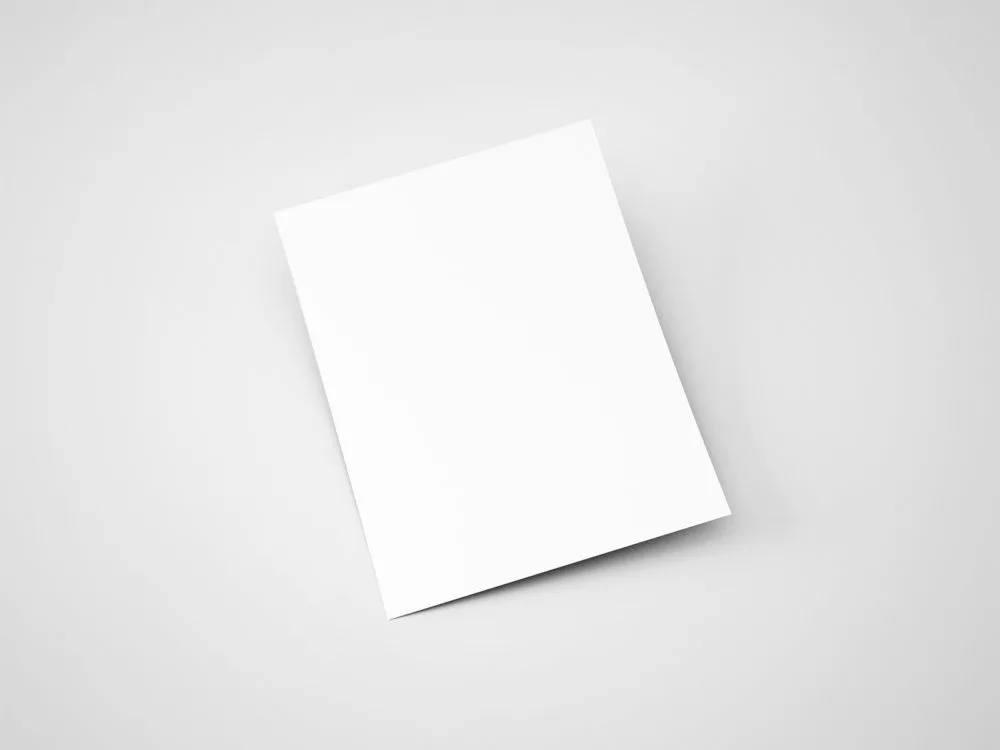 US Letter Flyer Mockup