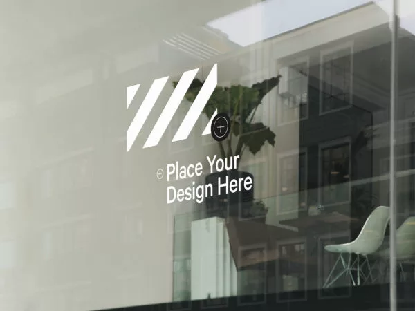 Store Window Sign / Logo Mockup