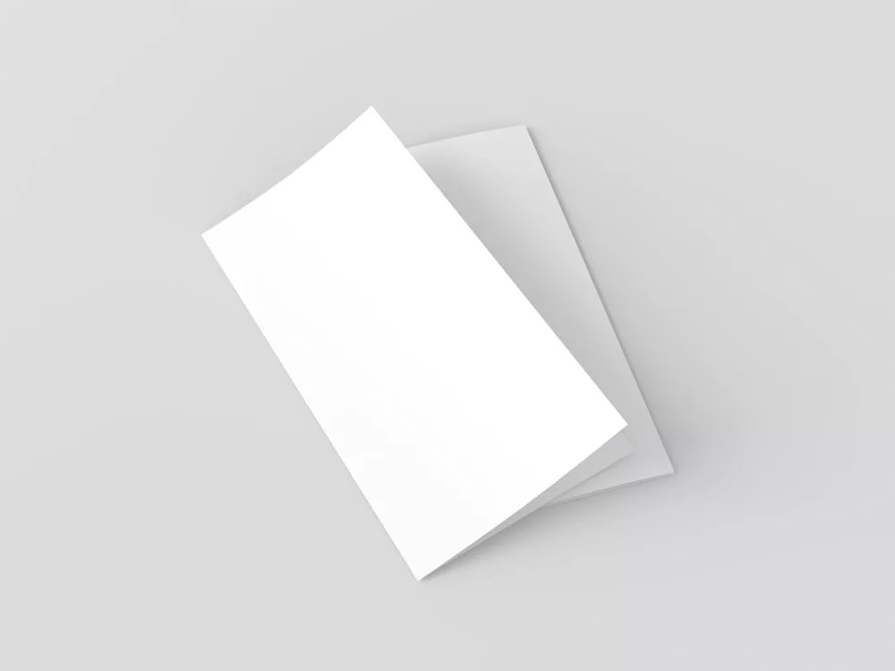 Free trifold brochure mockup set