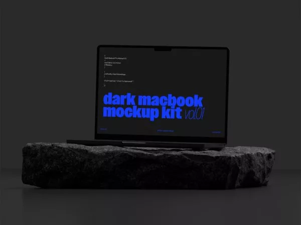 MacBook Pro Mockup – Light & Dark Scenes