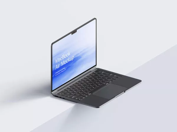 Minimalist MacBook Mockup Set