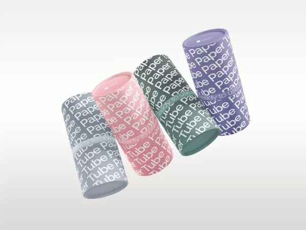 Paper Tube Mockup Scene