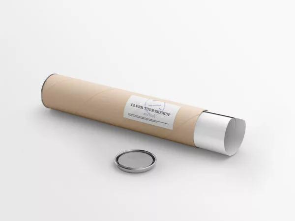 Paper tube mockup