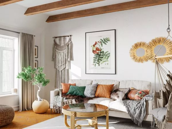 Poster in Cozy Room Mockup